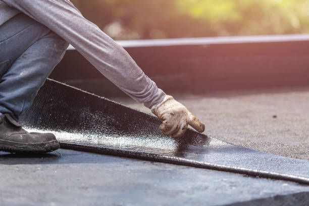 Professional Basement Waterproofing technician working in Beaver Dam, WI